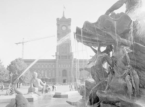 September 1993. Berlin. Berlin-Mitte. Alexanderplatz.