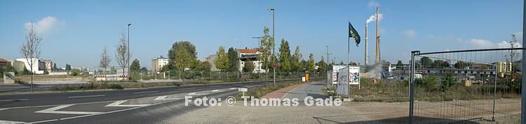 14. 10. 2010. Berlin. Berlin-Mitte. Gel?nde zwischen Hauptbahnhof und Heidestra?e.   (Panorama aus mehreren Einzelfotos)