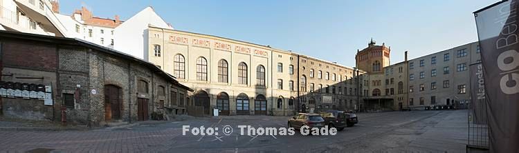 6. 3. 2012. Berlin. Berlin-Mitte. Postfuhramt. Hof. Auguststra?e