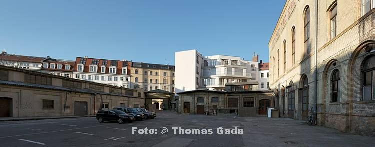 6. 3. 2012. Berlin. Berlin-Mitte. Postfuhramt. Hof. Auguststra?e