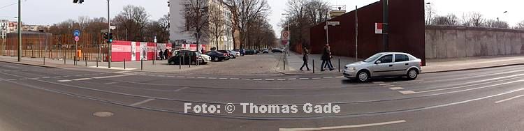 12. 3. 2011. Berlin. Berlin-Mitte. Bernauer Stra?e. Ehemaliger Mauerstreifen. Gedenkst?tte Berliner Mauer  -  Berlin Wall Memorial
