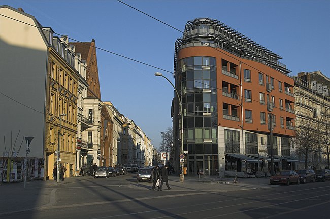18. Februar 2007. Deutschland. Berlin. Berlin-Mitte.  Scheunenviertel. Oranienburger Straße