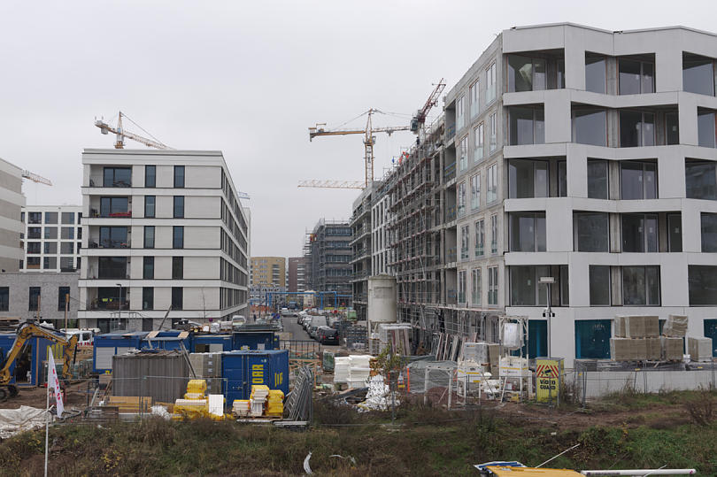 Europacity-Berlin. Baustelle