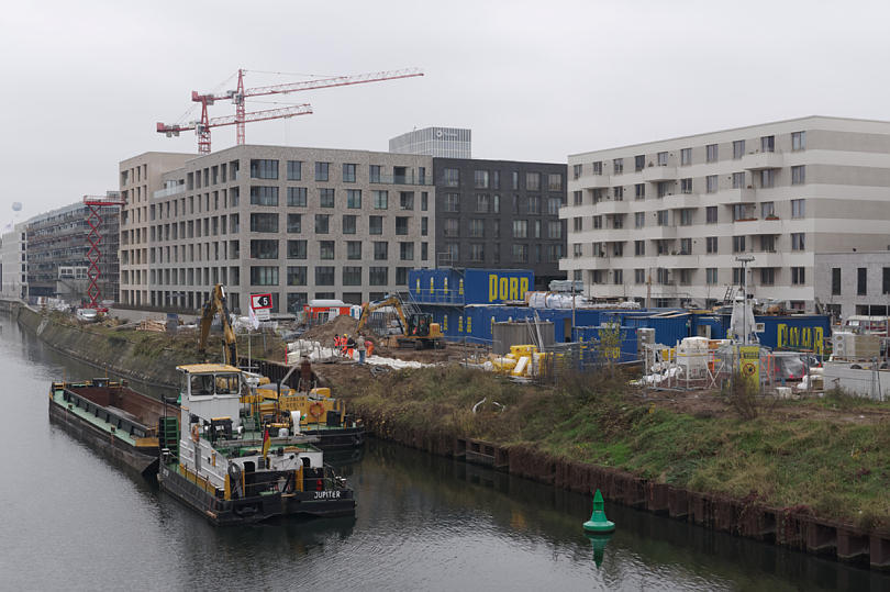 Europacity-Berlin. Baustelle