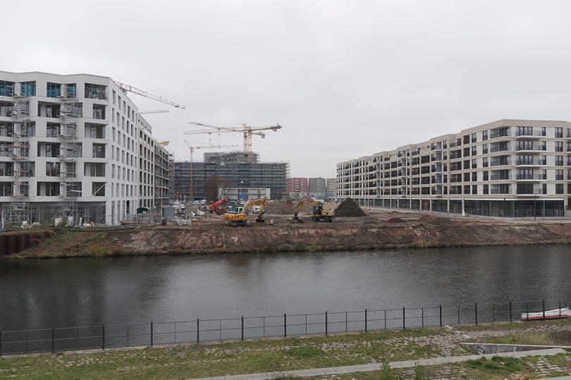 Europacity-Berlin. Baustelle