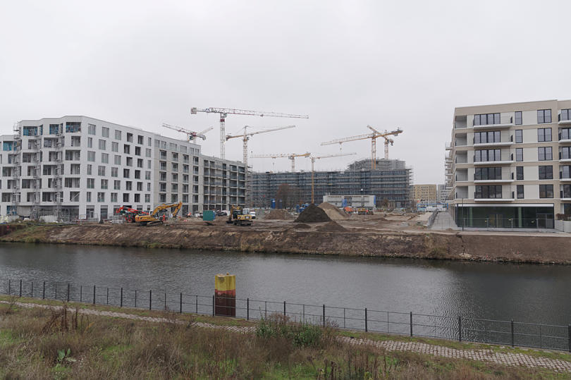 Europacity-Berlin. Baustelle