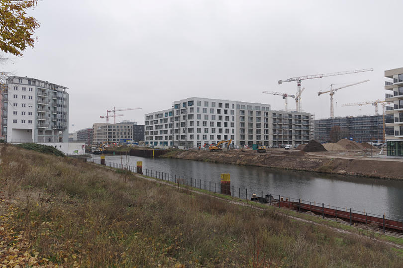 Europacity-Berlin. Baustelle