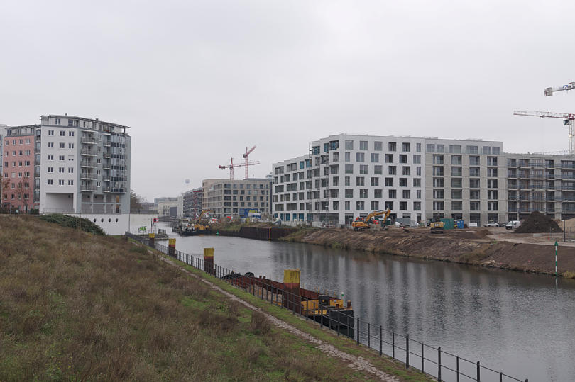 Europacity-Berlin. Baustelle