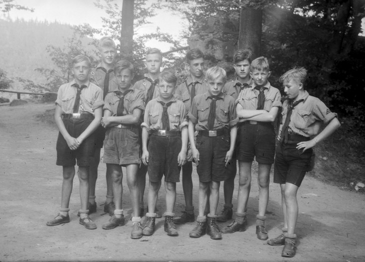 um 1936. Jugendliche. Hitlerjungen aus Dresden. Hitlerjugend. HJ