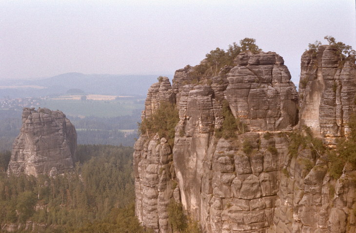 1950er. Sachsen. Elbsandsteingebirge