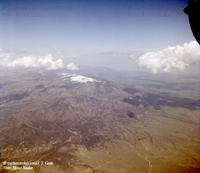 1960. USA. Flugzeug. Luftaufnahme
